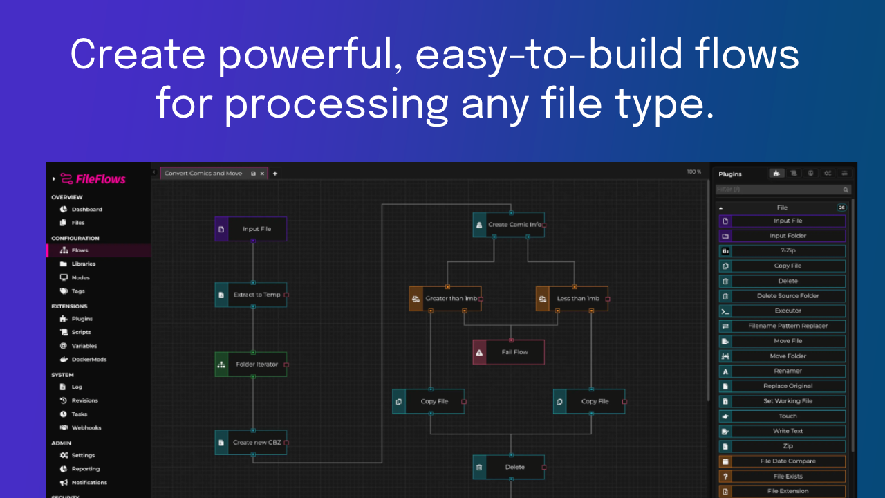 FileFlows screenshot