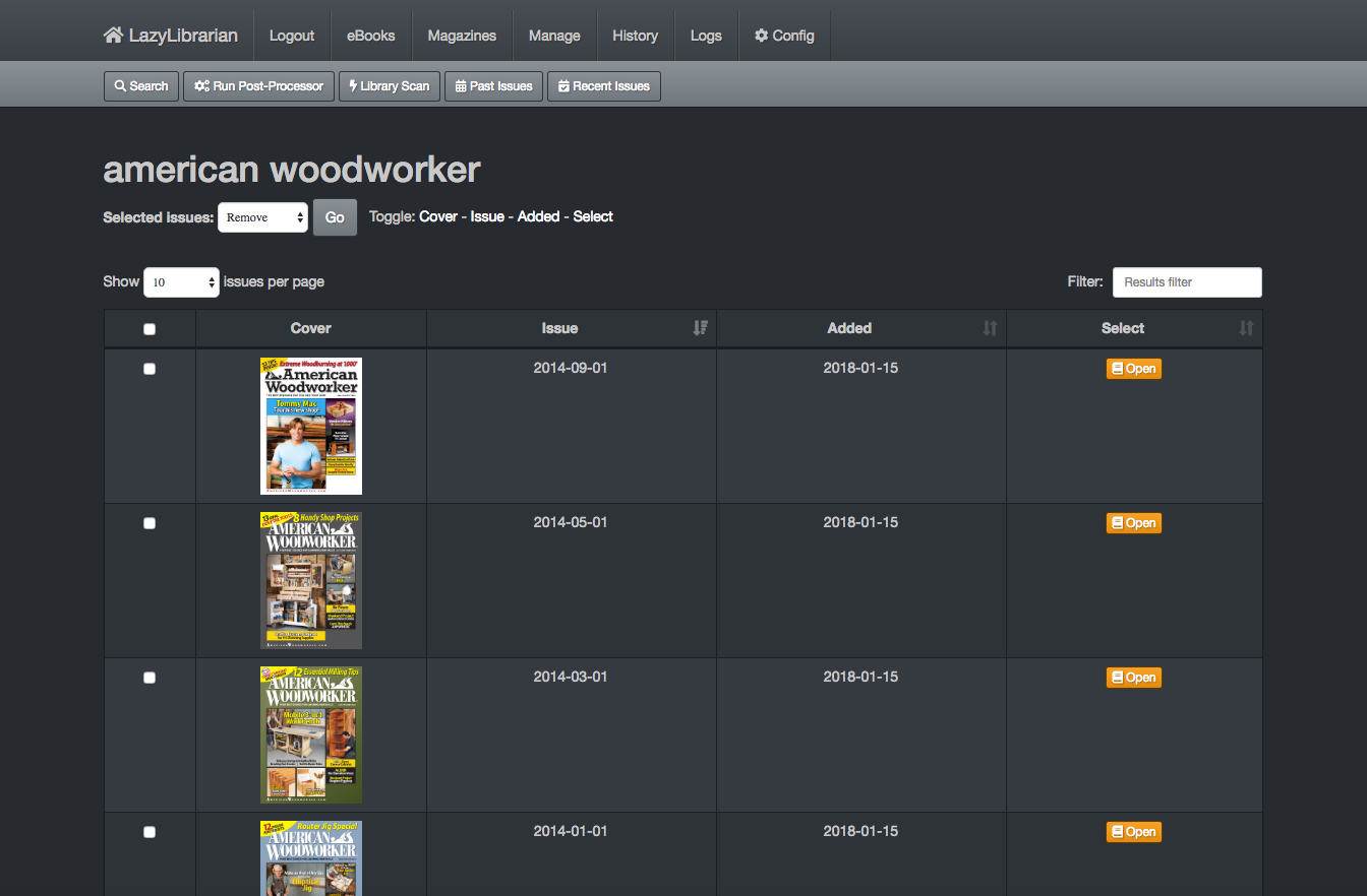 Lazylibrarian screenshot