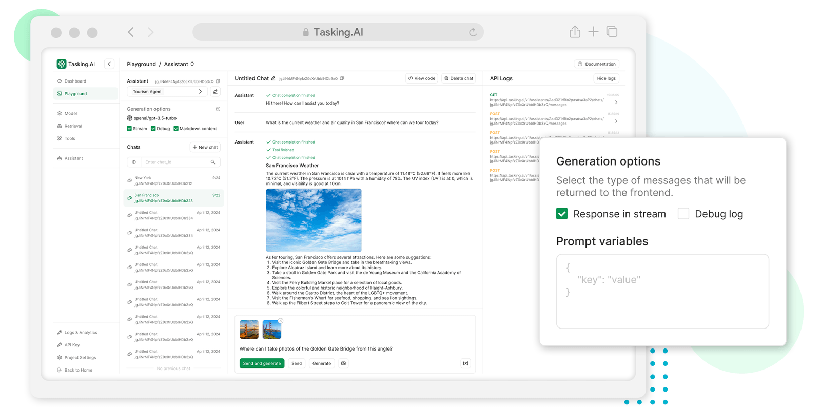 TaskingAI screenshot