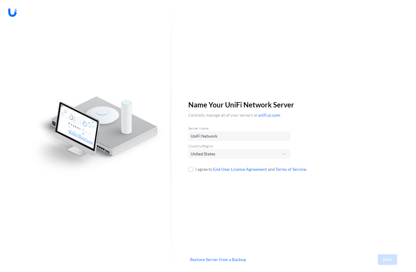 Unifi Network Application screenshot